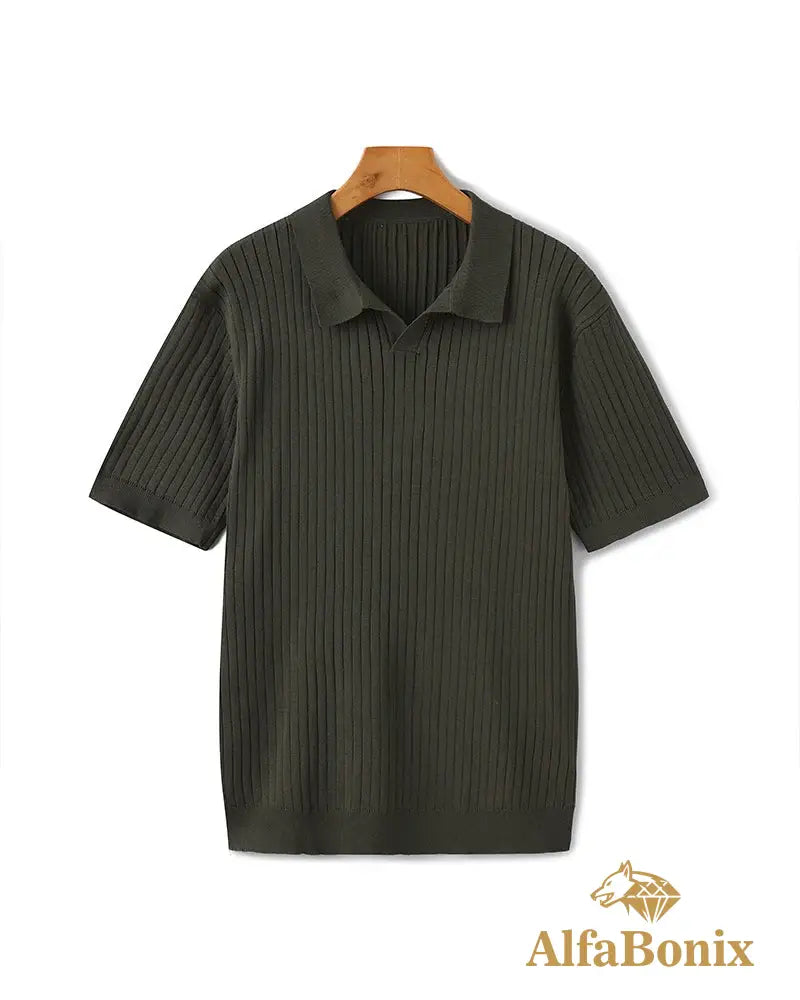 Camisa Polo Alfabonix Ribbed
