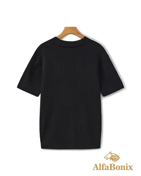 Camisa Polo Alfabonix Ribbed