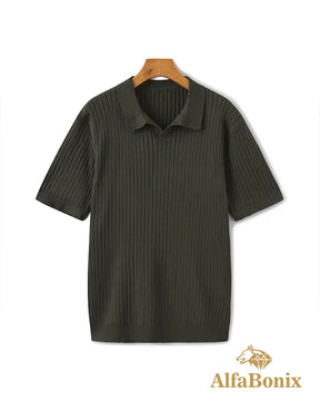 Camisa Polo Alfabonix Ribbed
